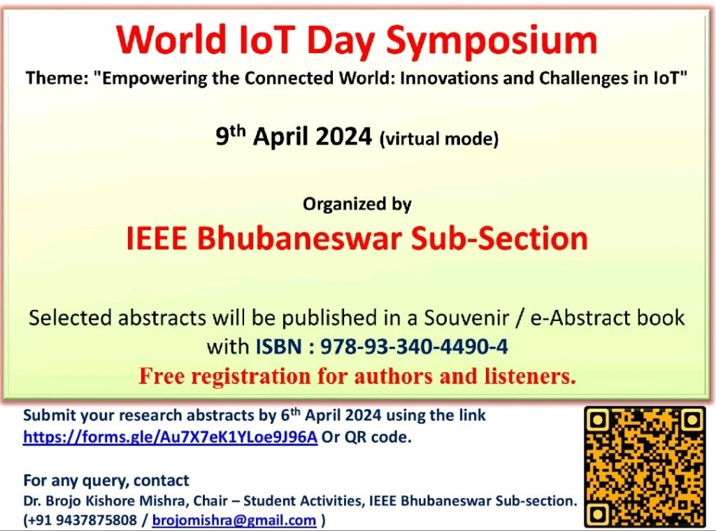 World IoT Day Symposium (Online)