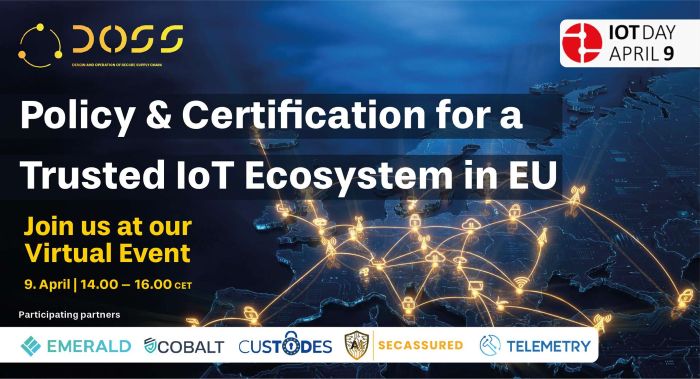 Global IoT Day Webinar and Roundtable - POLICY & CERTIFICATION FOR A TRUSTED IoT ECOSYSTEM IN THE EU